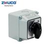 Zhuochao SZW26-20/C02.1BF Rotary Switch: Universal, Two Gears, Protective Box, ON/OFF.