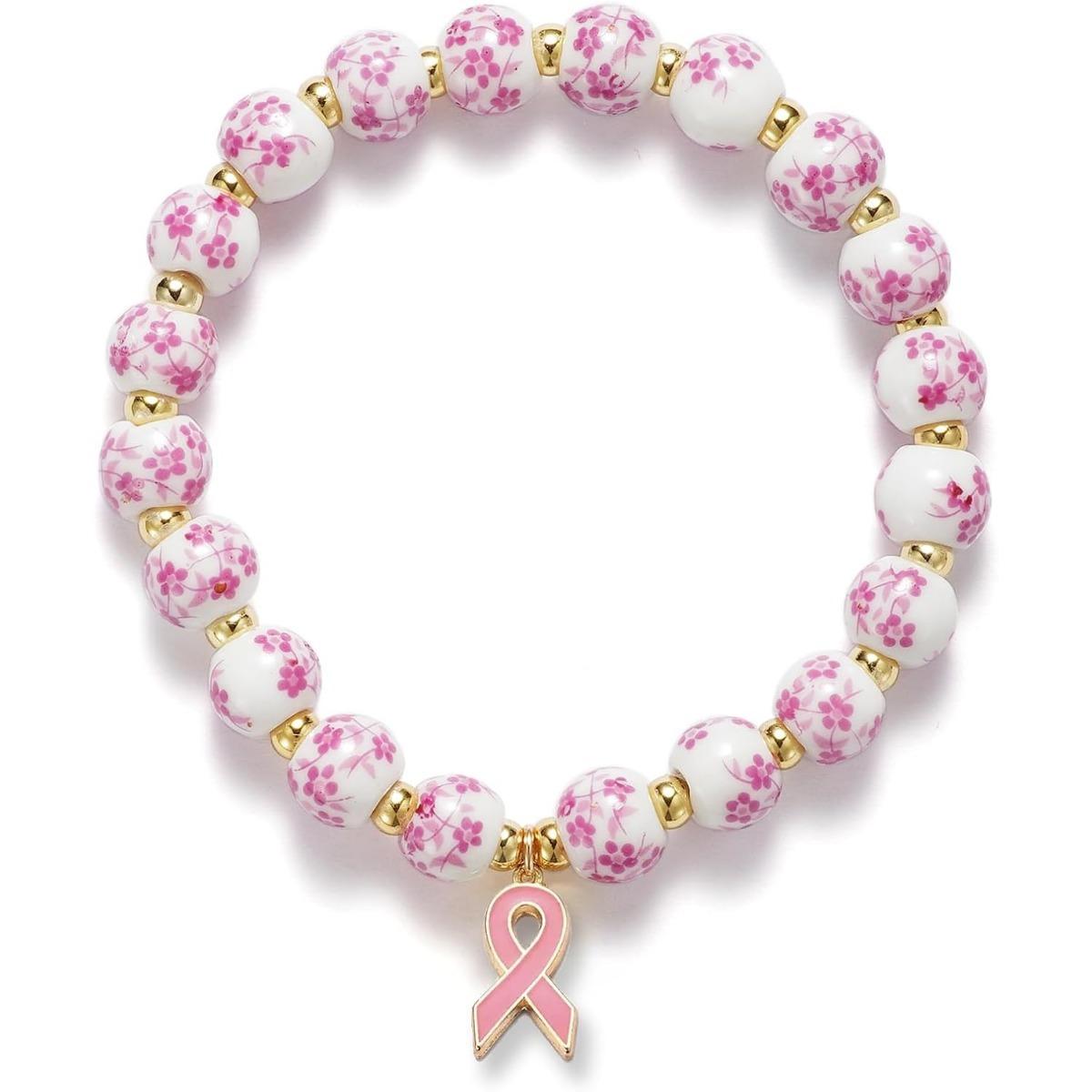

JYL TS Bracelet Holiday Letter Festive Joy & Seasonal Blessings Pink ваниль