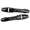 For Honda Civic Coupe 2 Door 2006 2007 2008 2009 2010 2011 Car Carbon Fiber Style Exterior Door Handle Moulding Cover Trim Decor