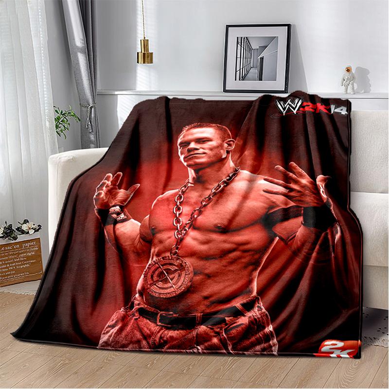 Wrestling entertainment John Felix Anthony Cena blanket Soft and warm flannel throw blanket Picnic blankets for beds Decoration