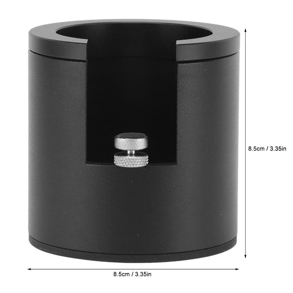 Aluminum Alloy Portafilter Holder Adjustable Tamping Station Tamper Stand  For Espresso Machine чёрный