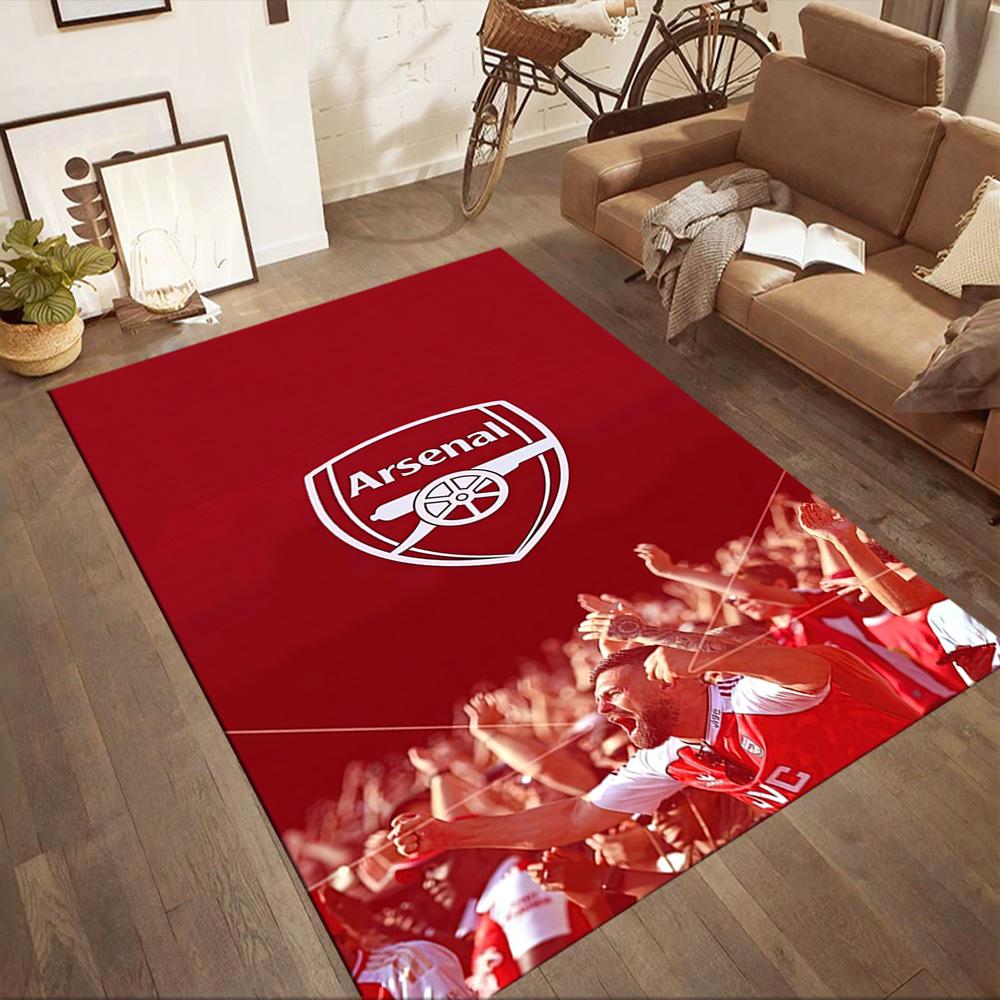 Arsenal Floor Rug Office Rug Perfect for Decorate Room Hallway Entryway Bedrooms Anti-slip Rug Anime Office Decor Perfect Gift for Friends & Family