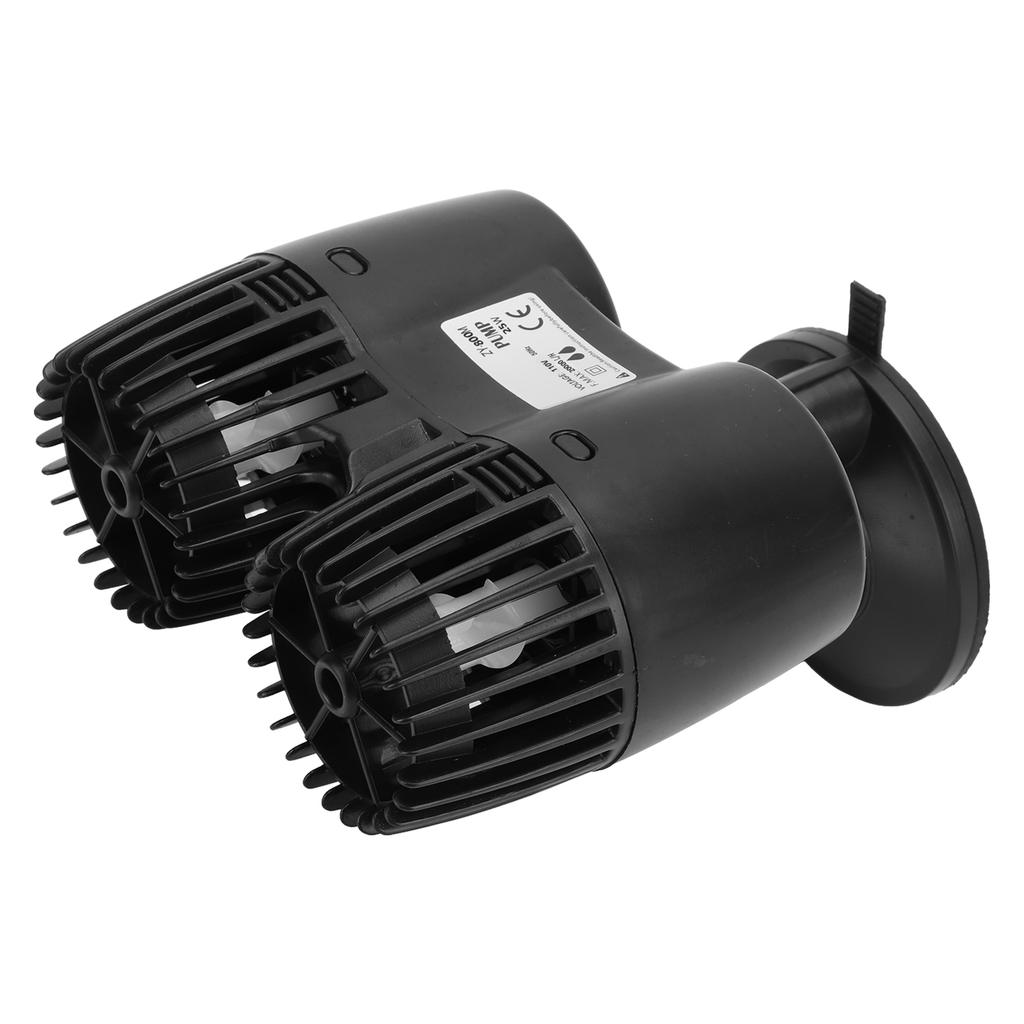Aquarium Wavemaker Pump 360 Degrees  Adjustable Reversal Free Fish Tank Circulation Pump for Freshwater