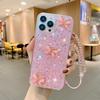 Suitable for Fashion and Creative Apple 15 Mobile Phone Case Glitter Powder Butterfly IPhone 16 Promax Protective Case 1413 New Model