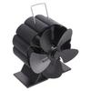 Stijlvolle Warmte-aangedreven Ventilator Warmte-aangedreven Kachel Ventilator voor Houtkachel Real-time Temperatuur Monitoring, Geen Elektriciteit Nodig