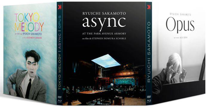 Combo Blu-ray + DVD - Ryuichi Sakamoto - Tokyo Melody, Async, Opus - 4K Restauré - Documentaire - Tous publics