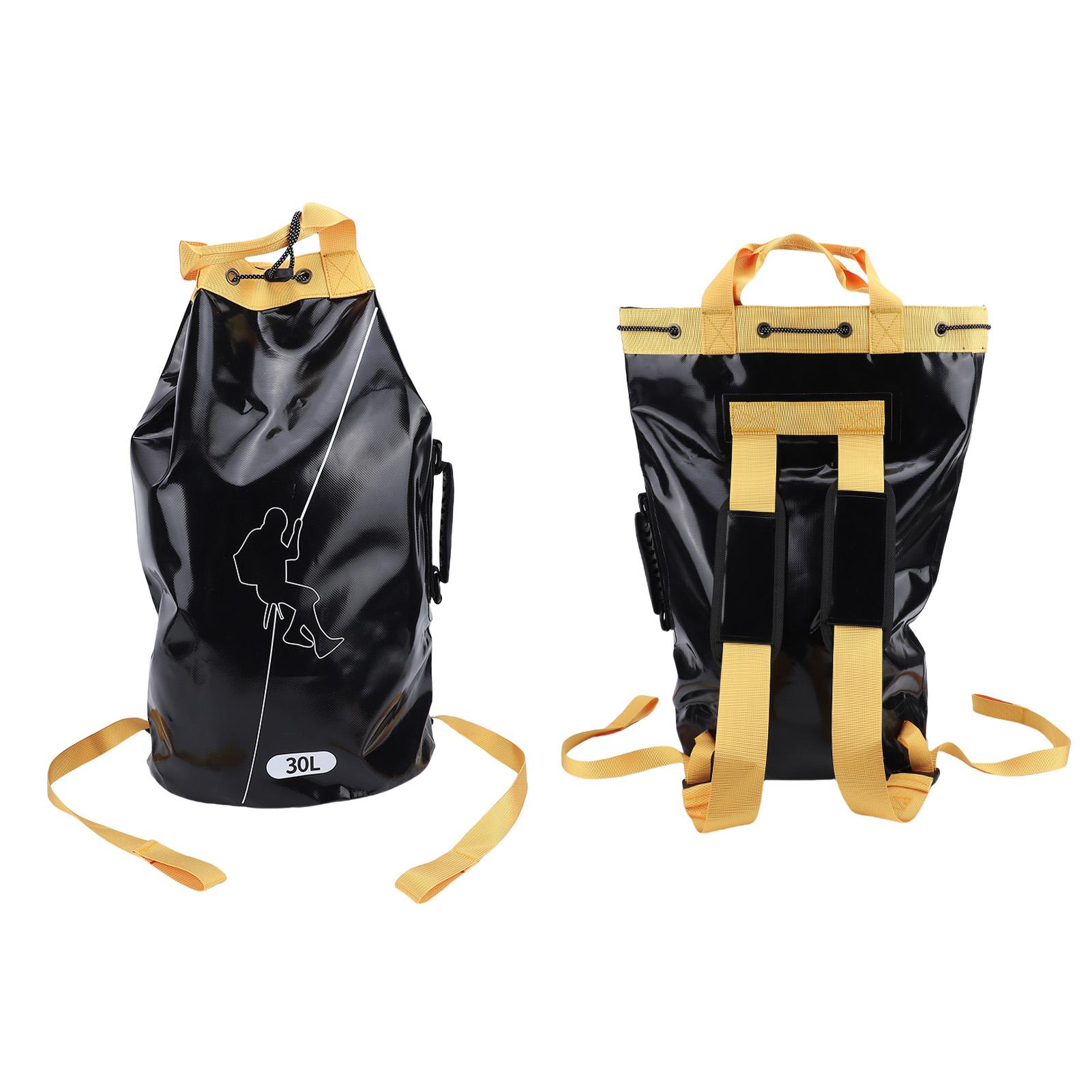 

Rope Bag Outdoor Rock Climbing Exploration Equipment Storage Backpack PVC for Professional Waterfall Descent