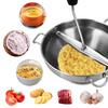 Stainless Steel Potato Masher, Potato Chopper, Mincing Potato Ricer, Manual Potato Squeezer, Fruit and Vegetable Masher, Juicer, Food Strainer, Multif