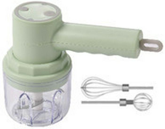 

Multifunctional Baby Food Maker & Handheld Egg Beater for Cream, Egg Whites, & Kneading зелёный