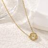 EVISPOL Lucky Clover Women's Bracelets Double Sided Flowers Jewelry Gifts Stainless Steel Bracelet Gold Plated Bracelets for Man