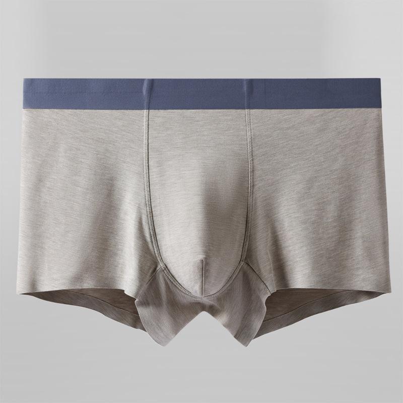 Plus-size Men's Spring and Summer Trend Modal Graphene Non-trace Loose Flat Angle Underwear