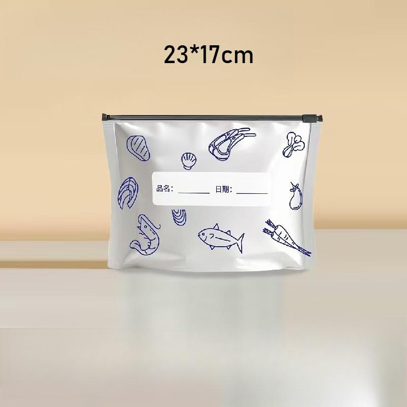 Sacos de Armazenamento de Alimentos de Folha de Alumínio de Grande Capacidade - À Prova de Vazamentos, Seguro para Congelador, Reutilizável com Fecho Zip (10 PCS)
