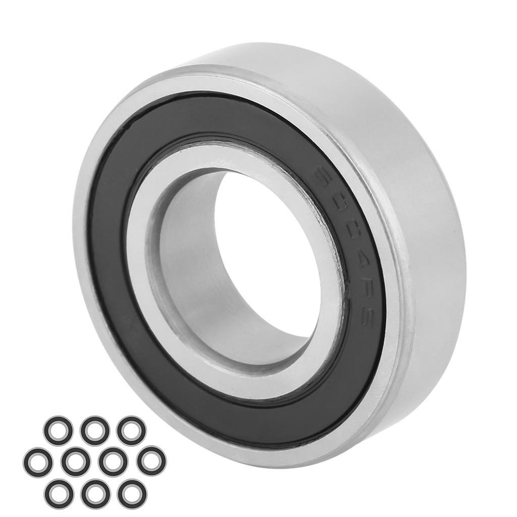 10pcs 6004 2RS1 Rubber Sealed Deep groove Ball Bearings 20x42x12 mm