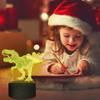Dinosaur 3D Night Light with 7 Color Changes Black Base Dinosaur Toys Gifts Room Decor for Kids
