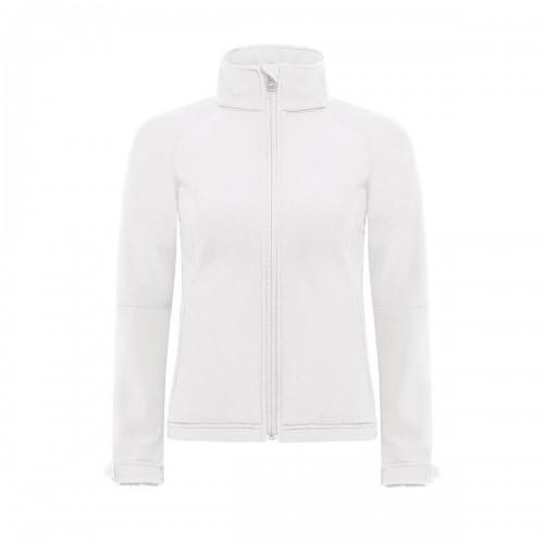 B&C Womens Hooded Premium Softshell Jacket (Windproof, Waterproof & Breathable)