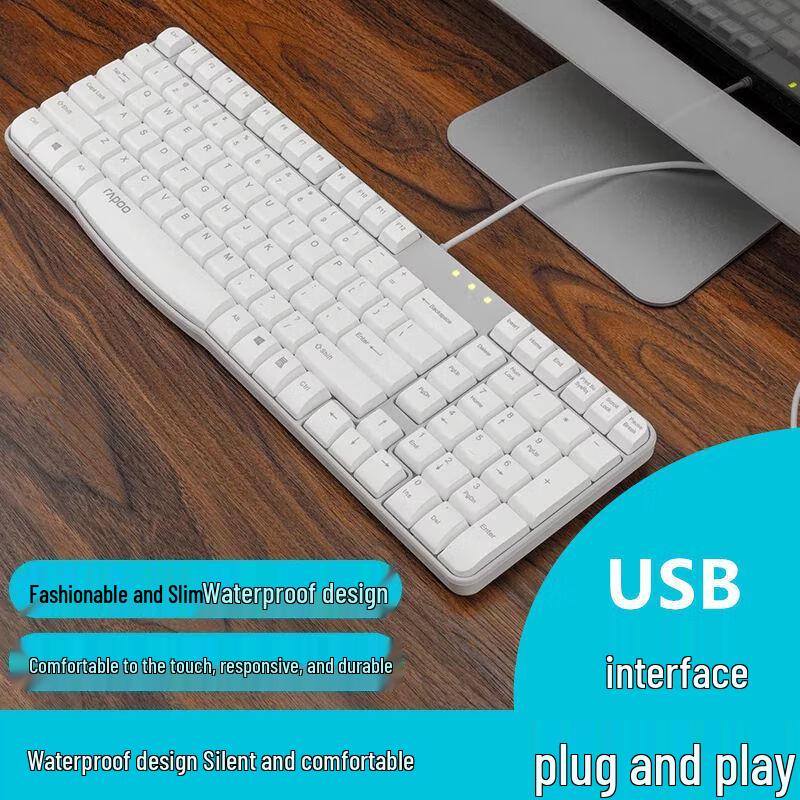 Rapoo K130 Wired Office Membrane Keyboard