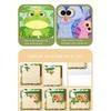 9-Piece Wooden Children'S Jigsaw Puzzle Toy For Early Childhood Education Cartoon Animal Transportation Cognitive Puzzle