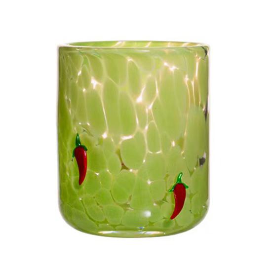 

Рождественская икона Стеклянные праздничные бокалы без ножки с уникальным текстурным дизайном Стеклянная посуда Рождественский декор для вечеринки в честь Дня благодарения 1pc Pepper