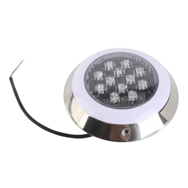Submersible Pool Lights Professional Warm Light 3000K 12W 12V Wall Mounted Waterproof Underwater LED Pool Lights For Swimming