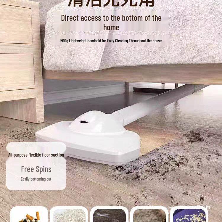 Compact Wireless Vacuum Cleaner: High Suction, Quiet, Handheld, Ideal for Home, Car, Pet Hair, Dust Mites Removal