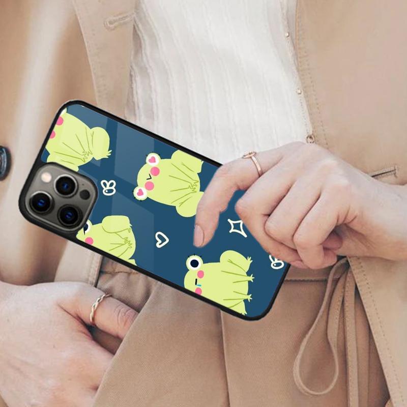 Kawaii Frog Funda Magnetic Phone Case For APPLE iPhone 17 Air 16 14 13 12 Pro Max 15 Plus Wireless Charge With MagSafe Cover