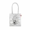 Sac Cabas Mini Rootote Snoopy Brodé, IP Baby Métallique, Peanuts-0Q 8446 (02 Argent)