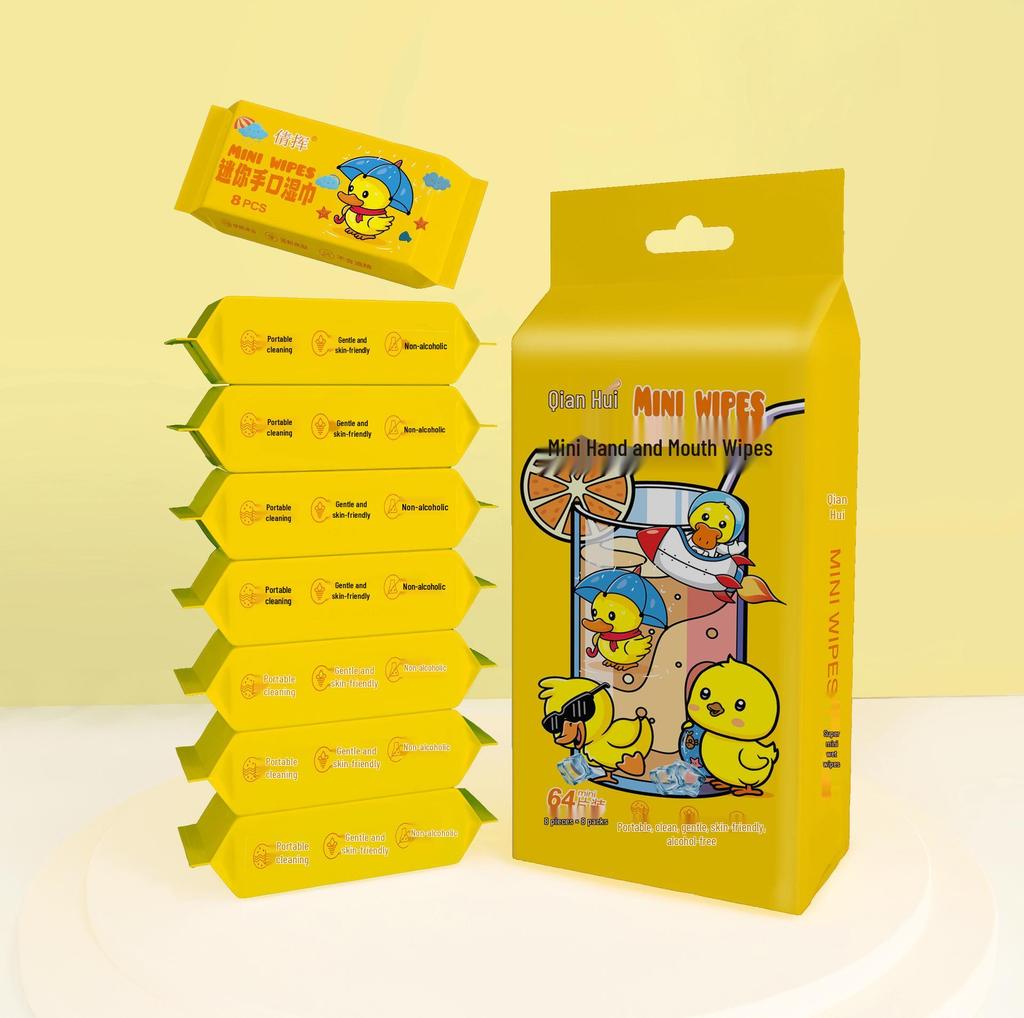 Portable Baby Hand and Mouth Mini Wipes: Child-Friendly Wet Wipes