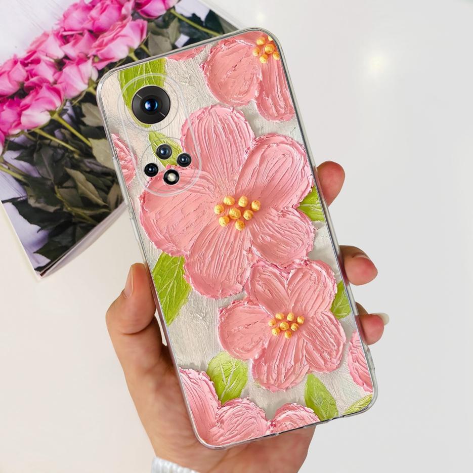 For Huawei Honor 50 Case NTH-AN00 New Fashion Painted Cover Soft Silicone Phone Case For Honor 50 Lite Honor50 Pro Fundas Bumper
