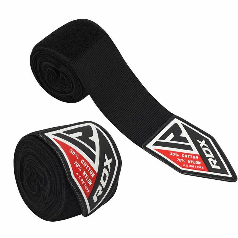 RDX Boxing Wraps - HWX Black Bandages
