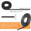 MECCANIXITY Magnetic Strip 16.4 Feet X 3/8" Width X 1/16" Thick Magnetic Tape Labels Stickers Self Adhesive for Whiteboards Refrigerator and DIY