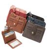 Simple PU Leather Women's Card Bag Zipper Large Capacity Men's Wallet Business Card Holder for Male And Female