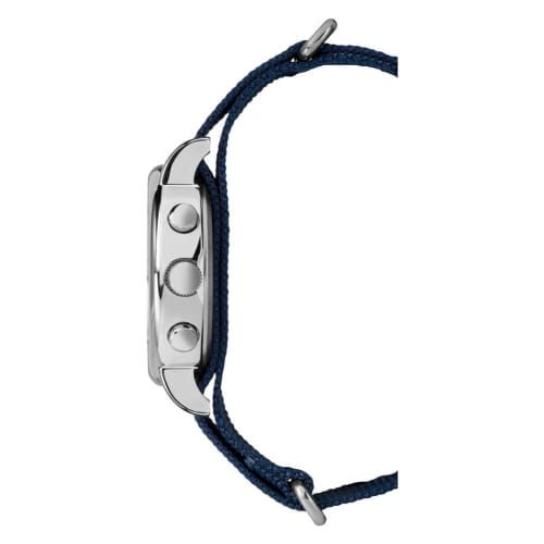 Timex Weekender Chronograph 40mm Watch, Blue/Cream