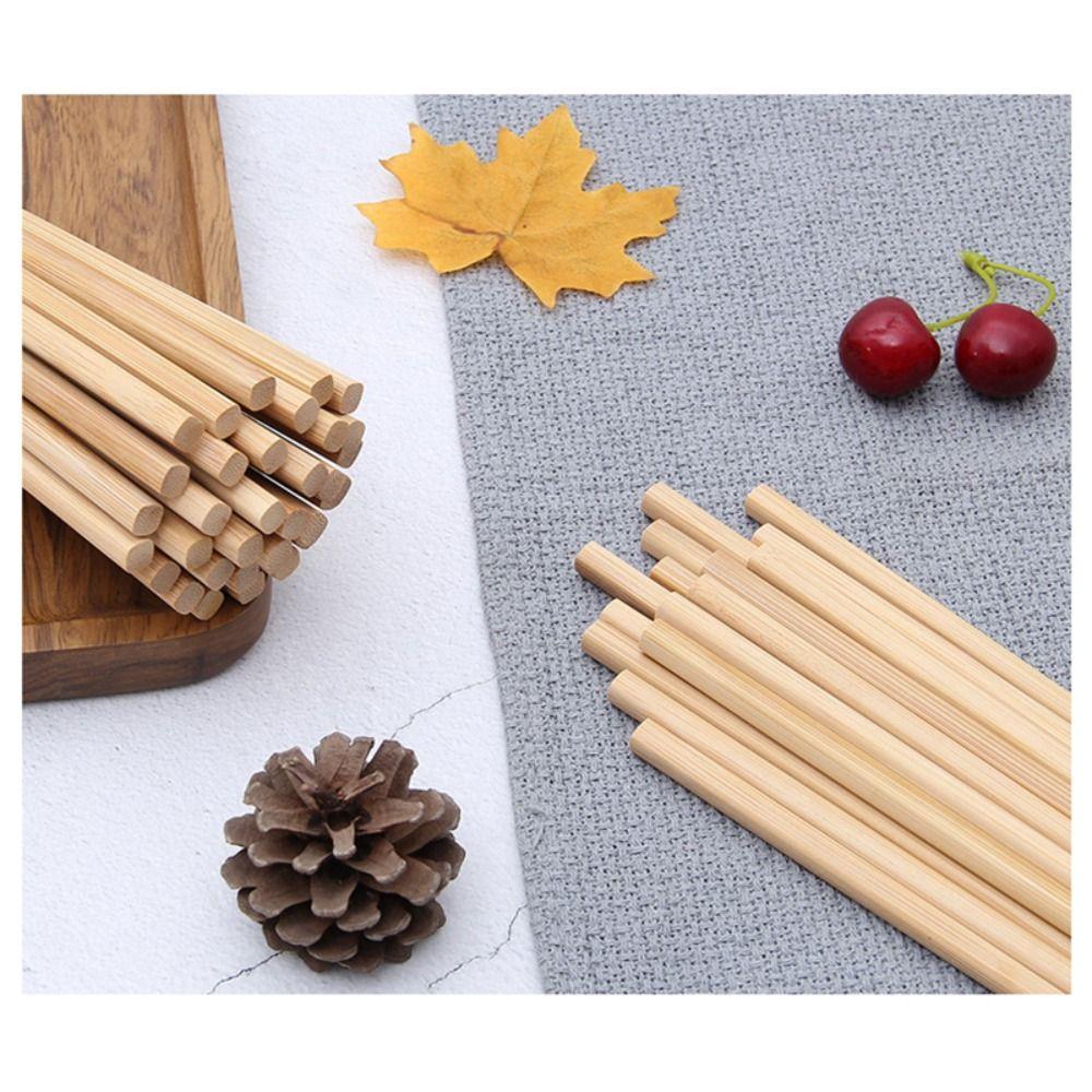 1 Paar Wachsfreie Bambus-Essstäbchen 24/27/30/32cm Anti-Rutsch-Essstäbchen Hotpot-Essstäbchen Zuhause
