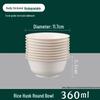 Premium Rice Husk Disposable Round Bowl