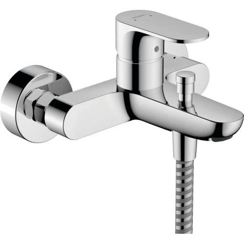 Robinet de baignoire - HANSGROHE - Rebris S - Chromé - 2 fonctions - Design élégant