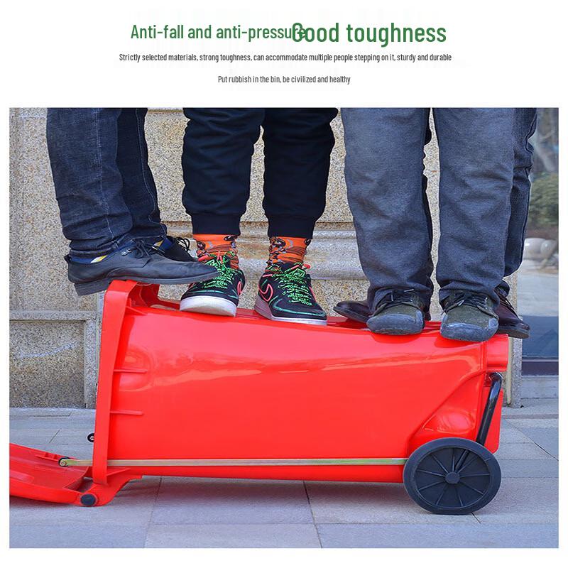 Outdoor Classified Plastic Commercial Trash Can