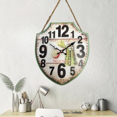 American Vintage Bar Decoration European Style Minimalist Creative Wall Clock Living Room Digital Personalized Wall Clocks