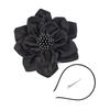 Fashion Exaggerated Flowers Fascinator Rose Flowers Bridal Makeup Prom Headwear Hair Band