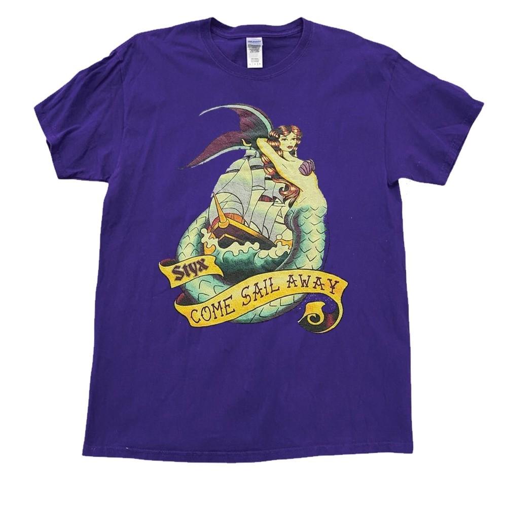 Classic Styx Come Sail Away 2018 World Tour Concer CottonMen S-235XL T-Sh Unisex T-Shirt XL