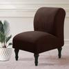 Armless Chair Cover Single Sofa Slipcover Modern Accent Stretch Chair Covers Elastic Cheap Couch Protector Cover For Home Hotel