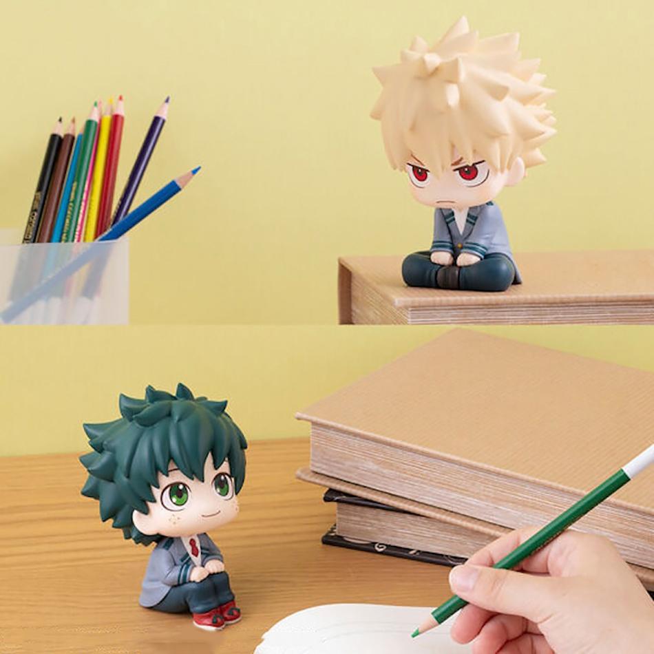 10Cm My Hero Academia Anime Figure Pvc Q Version Bakugou Katsuki Midoriya Izuku Action Figure Anime Gift Collection Series Model
