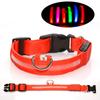 Dog Collar Nylon LED Night Safety Flashing Glow In The Dark Pet Dog Leash Pet Dogs Luminous Fluorescent Dog Accessories Collar