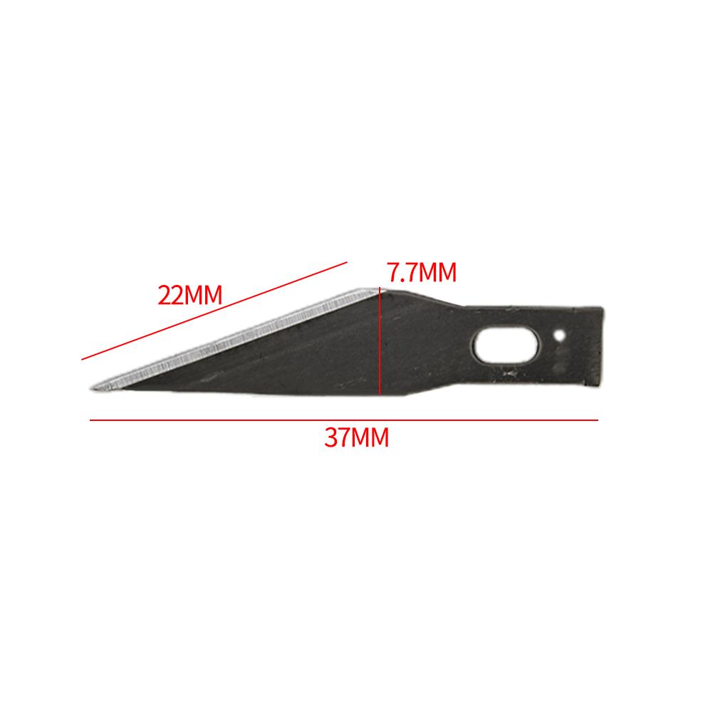 Cutter Blade Cutter Non-slip Handle Arts Craft Cutting Tool Wood Paper 10 Blades Carving Pen Machine Graver Tools