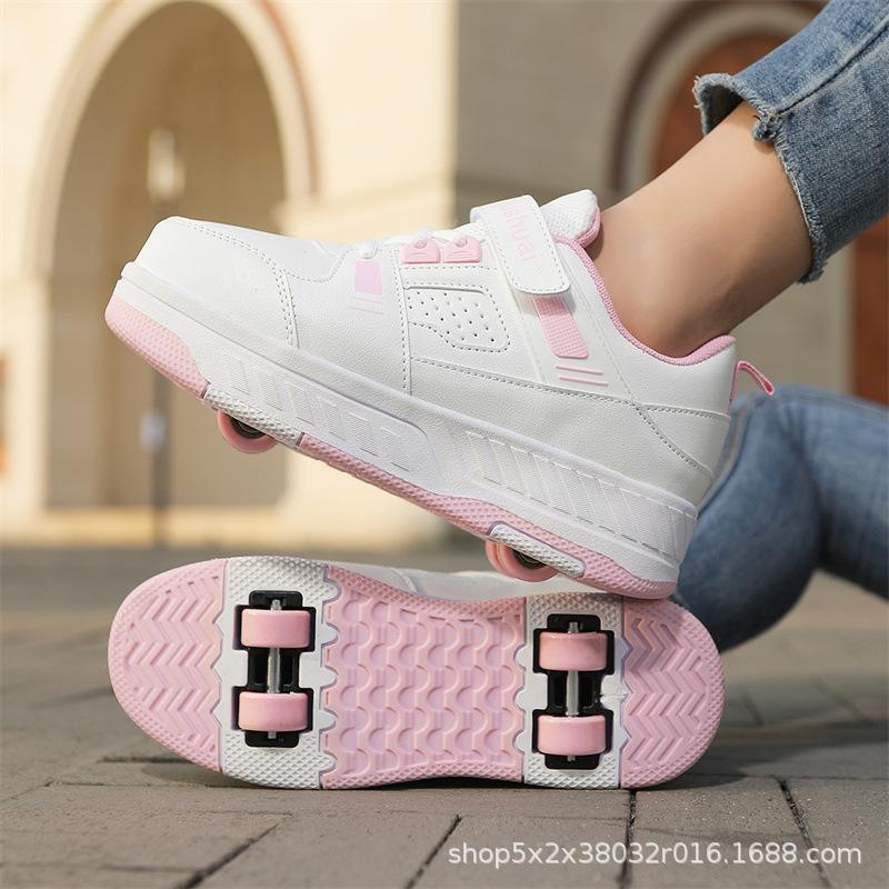 Detachable Children's Roller Skate Shoes - Four-Wheeled for Boys and Girls, Outdoor Use