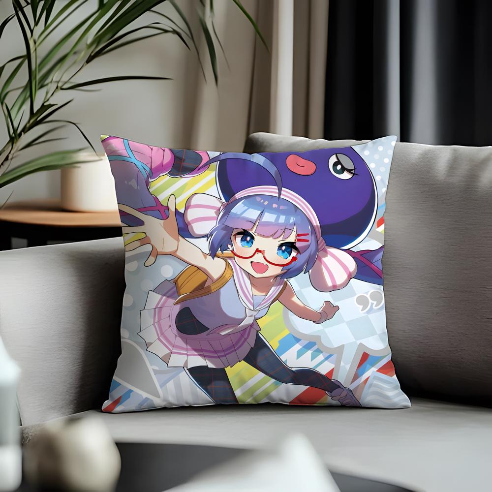 Trending OOtomachi Unaful Cushion Cover Antidustmite Pillowcase Invisible Zipper Silky Short Plush Sofa Cushion Cover