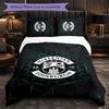 Biancheria da Letto a Tema Hibernian FC Set 3 Pezzi Copripiumino Biancheria da Letto Decorativa Per Stanza Adolescenti Decorazione Casa
