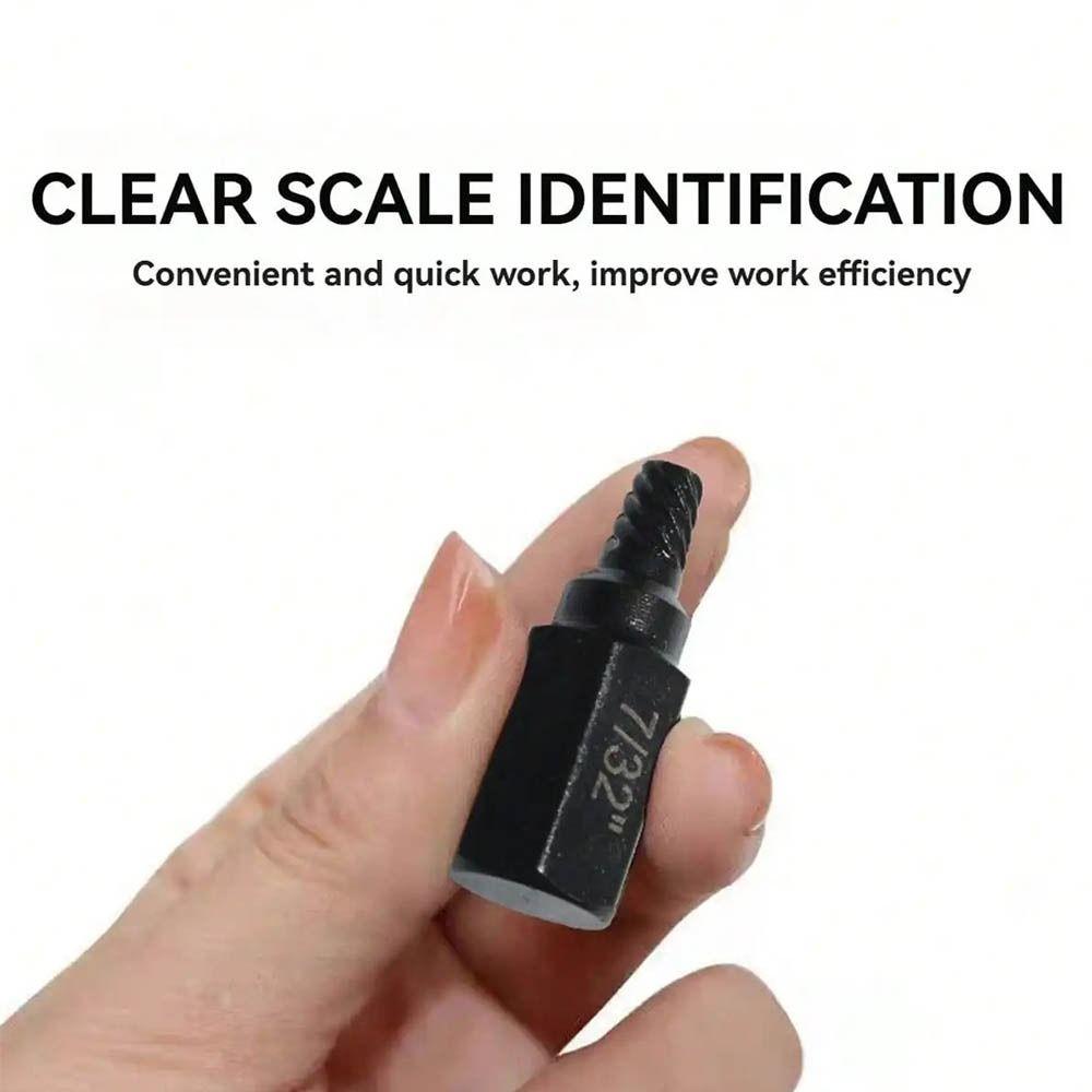 25Pcs Multi-Spline Bolt Extractor Set Double Head Screw Remover Set  Removing Stripped