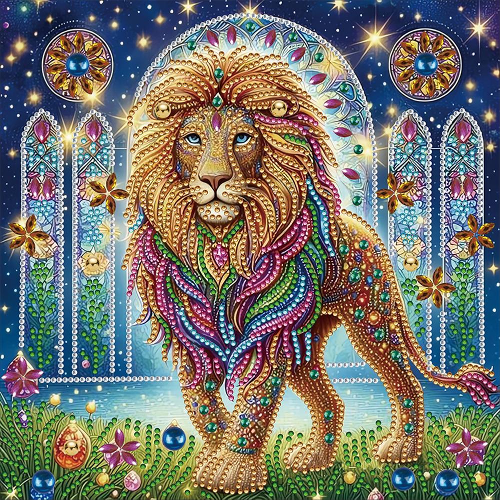 5D DIY Partial Special Shaped Drill Diamond Painting Kit Animal Fish Hot Air Balloon Cat Owl Festival Home Decoration 30x30cm