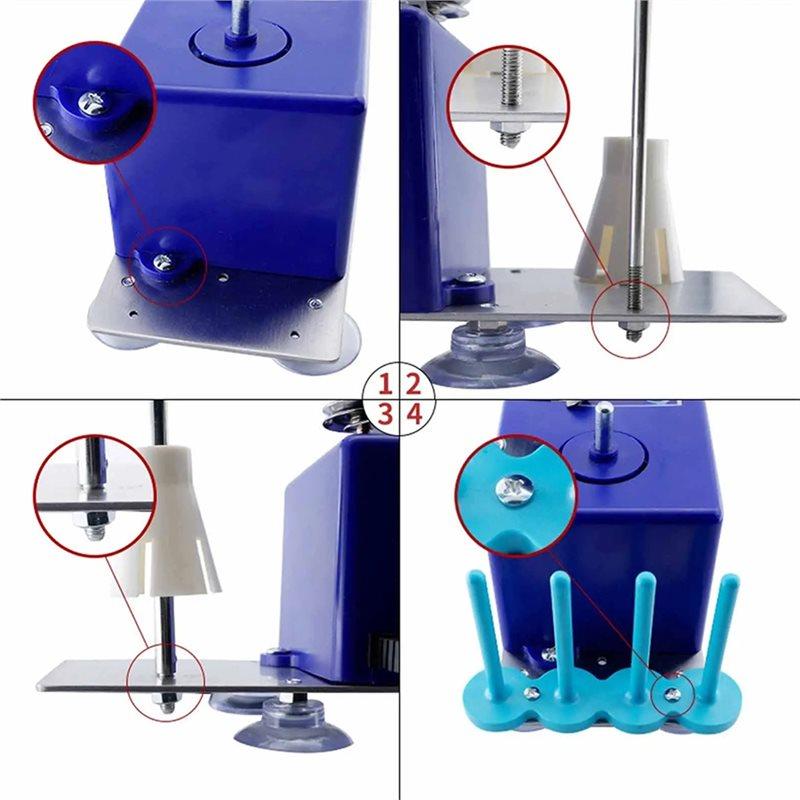 SHGO-Outil à fil pour machine à coudre en plastique de qualité supérieure Outil à enrouler les bobines robuste et pratique Pour machine à coudre portable