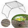 Outdoor Mini Portable Folding Stainless Steel Barbecue Grill Stove Head Frame Pot Holder Roasting Tray Support Barbecue Net Amag